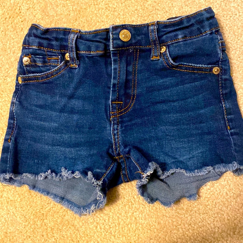 7 for All Mankind girls cut off jean shorts